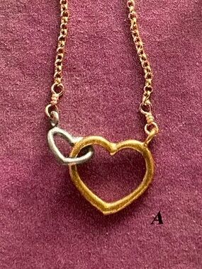 New! Hearts Together Necklace
